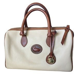 Vintage Dooney and Bourke Ivory Satchel in Brand New Condition